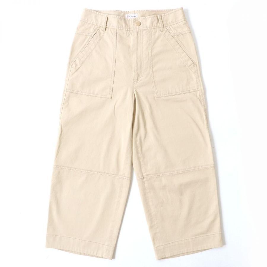 極美品△正規品 MONCLER モンクレール 2020年製 PANTALONE ロゴパッチ 