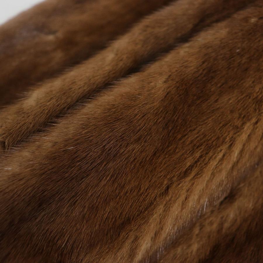 極美品☆Palody パロディ MINK ミンク 本毛皮コート ブラウン 13 極美品☆Palody パロディ MINK ミンク 本毛皮コート ブラウン 13