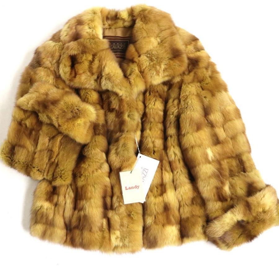 未使用品▽イタリア製 gavazzi sable セーブル 本毛皮ジャケット ...