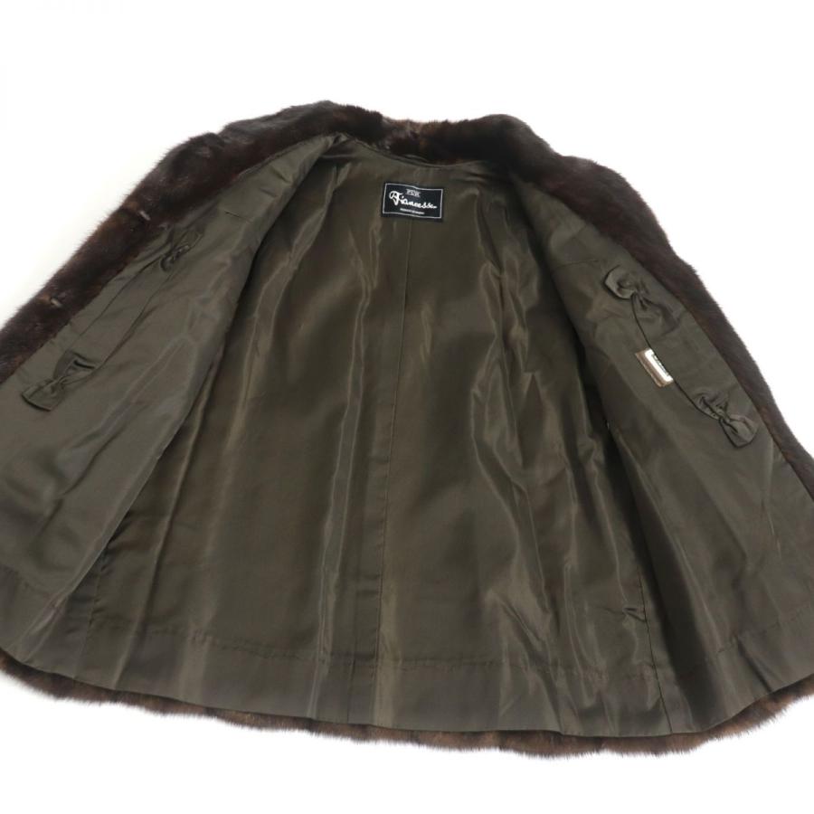 毛並み極美品☆SAGA MINK サガミンク 本毛皮コート ブラウン 11 毛並み極美品☆SAGA MINK サガミンク 本毛皮コート ブラウン 11