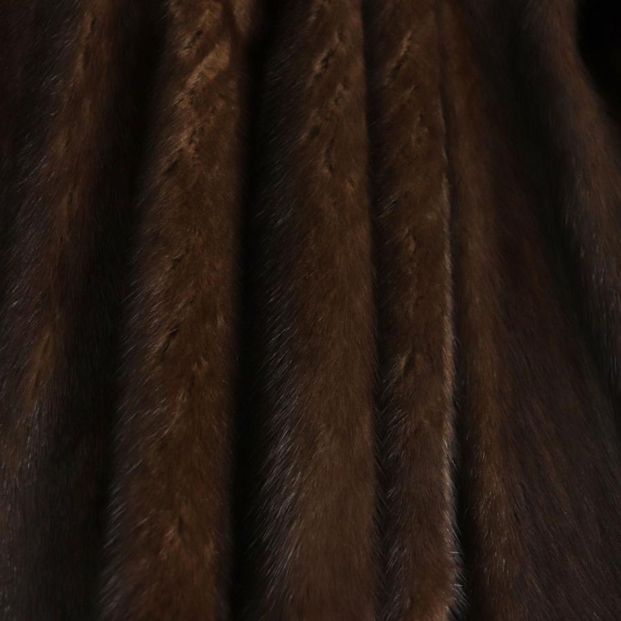 毛並み極美品☆SAGA MINK サガミンク 本毛皮コート ブラウン 11 毛並み極美品☆SAGA MINK サガミンク 本毛皮コート ブラウン 11