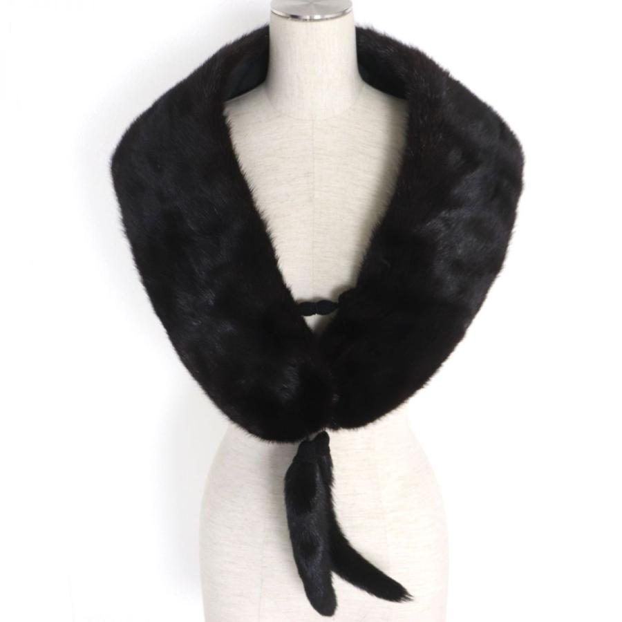 美品▽JINDO MINK ミンク 房付き 本毛皮ショール/ストール 美品▽JINDO MINK ミンク 房付き 本毛皮ショール/ストール