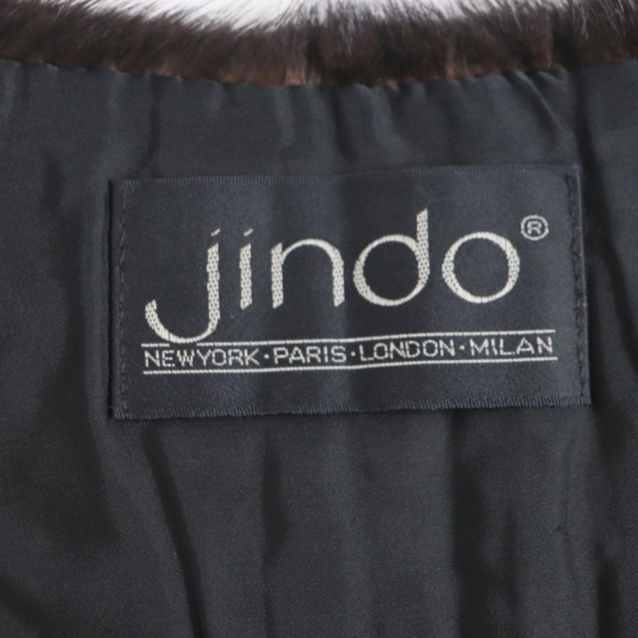 美品▽JINDO MINK ミンク 房付き 本毛皮ショール/ストール 美品▽JINDO MINK ミンク 房付き 本毛皮ショール/ストール