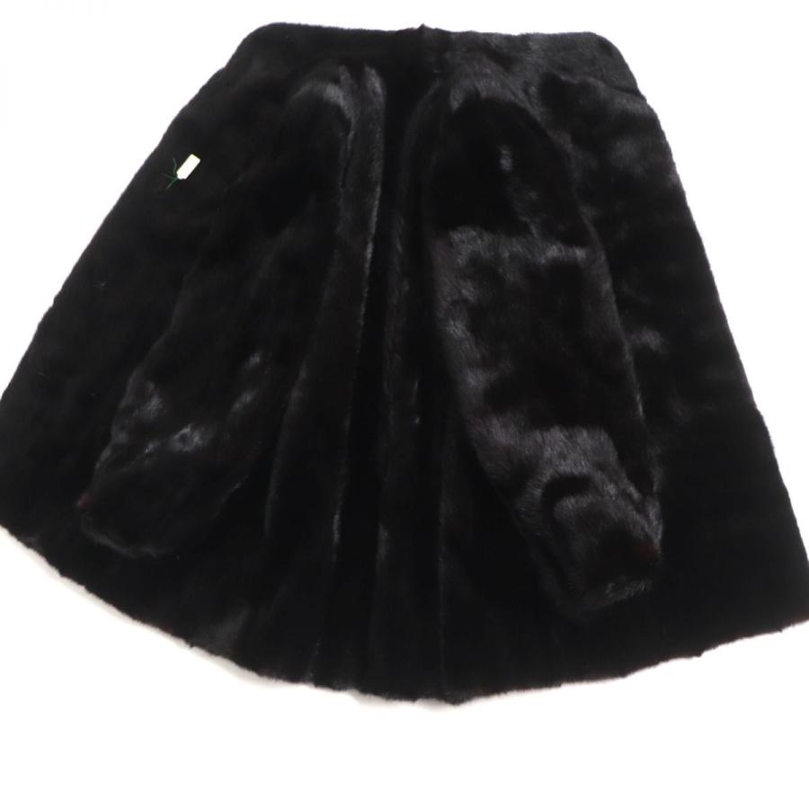 極美品▽SAGA MINK サガミンク 逆毛 本毛皮コート ダーク 極美品▽SAGA MINK サガミンク 逆毛 本毛皮コート ダーク