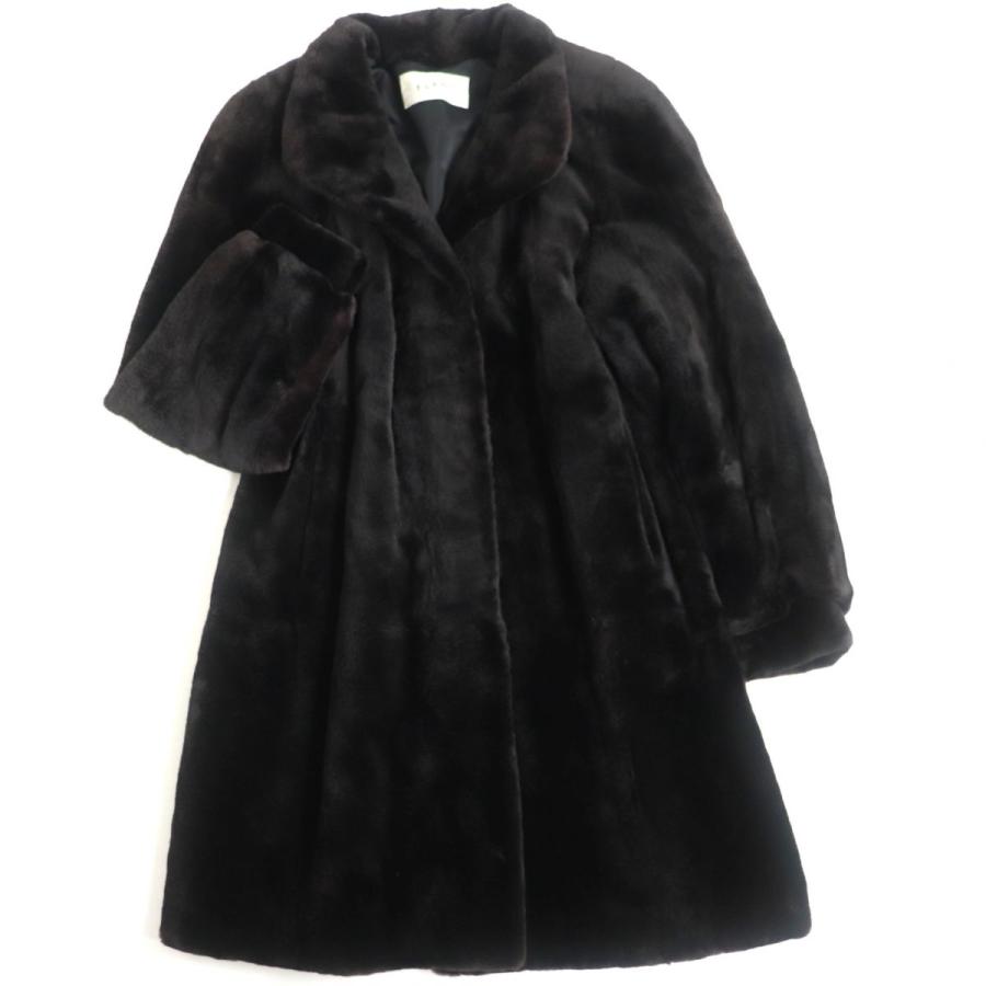 毛並み極美品▽MOONBAT ムーンバット MINK シェアードミンク 本毛皮  