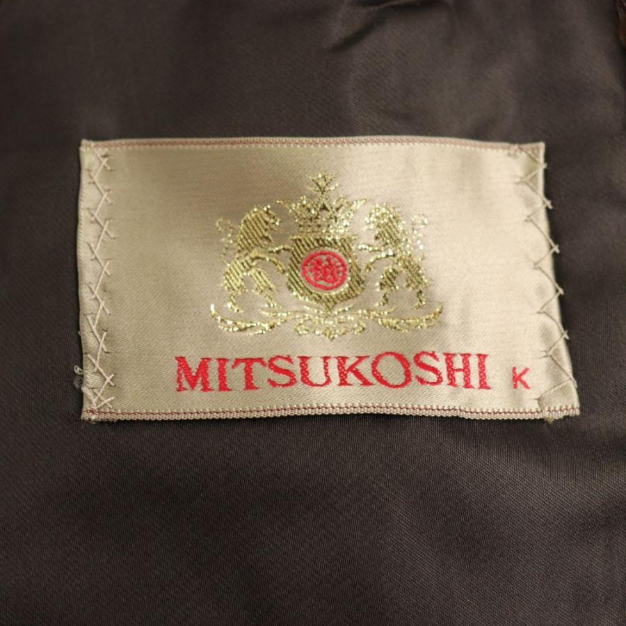 極美品▽Palody MITSUKOSHI MINK パロディ 三越 ミンク 本毛皮コート 