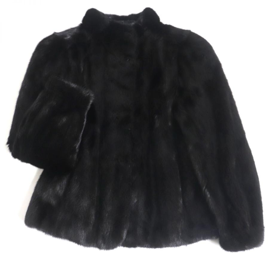 極美品▽MOONBAT ムーンバット MINK ミンク 本毛皮ジャケット/ショート 