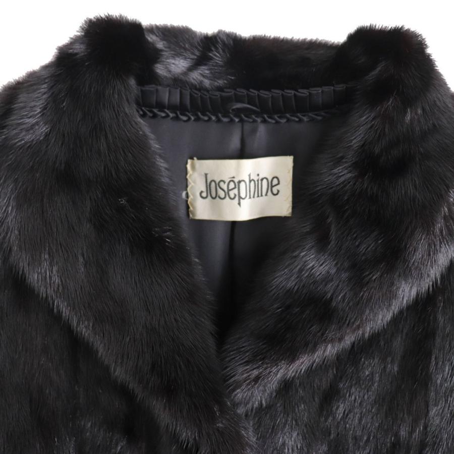 楽天市場店 ジョセフィーヌjosephine×BLACKGLAMA◇ミンクコート 毛皮