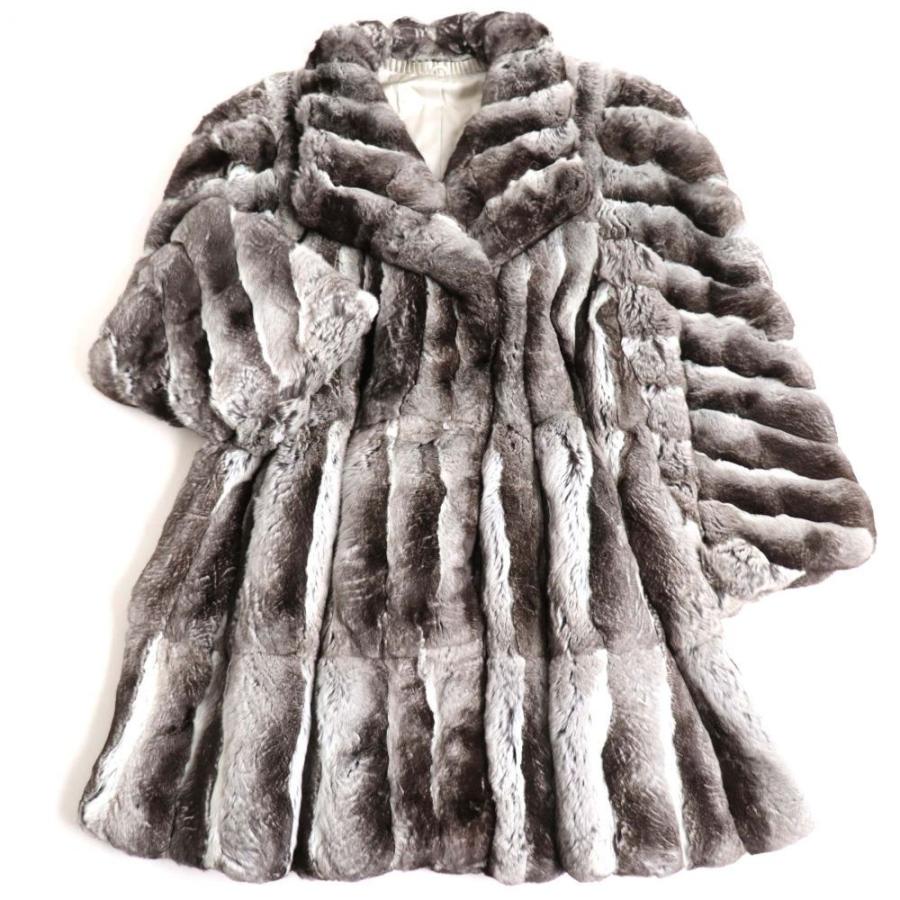 最大の割引 ダッフルコート 【極希少】チンチラファーポンチョ