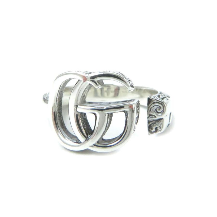 GUCCI 極美品☆GUCCI グッチ 627760 Ag925 ダブルG アラベスク