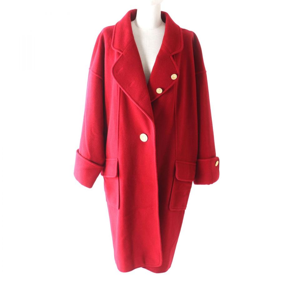 良品☆CHANEL シャネル ヴィンテージ ココマーク金ボタン付き オーバー