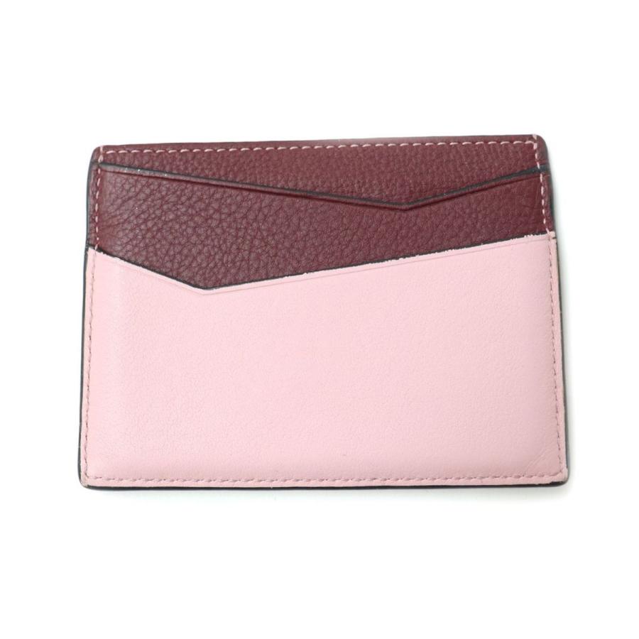 LOEWE 良品☆LOEWE ロエベ アナグラム パズル レザー カードケース 