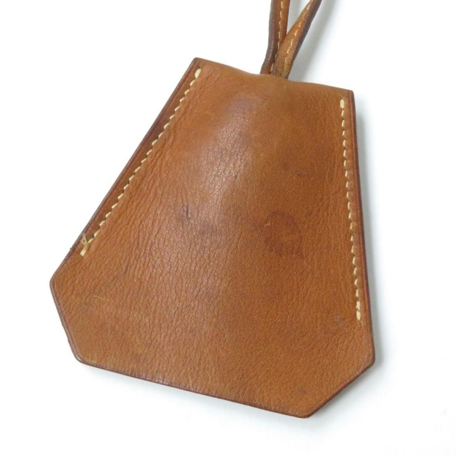 良品☆HERMES エルメス ラージ クロシェット キーリング付き レザー