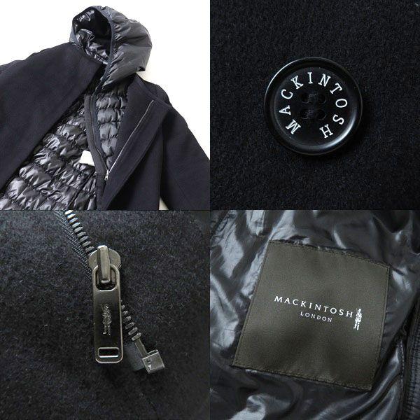 美品】黒 Macintosh London コート ダウンライナー付き