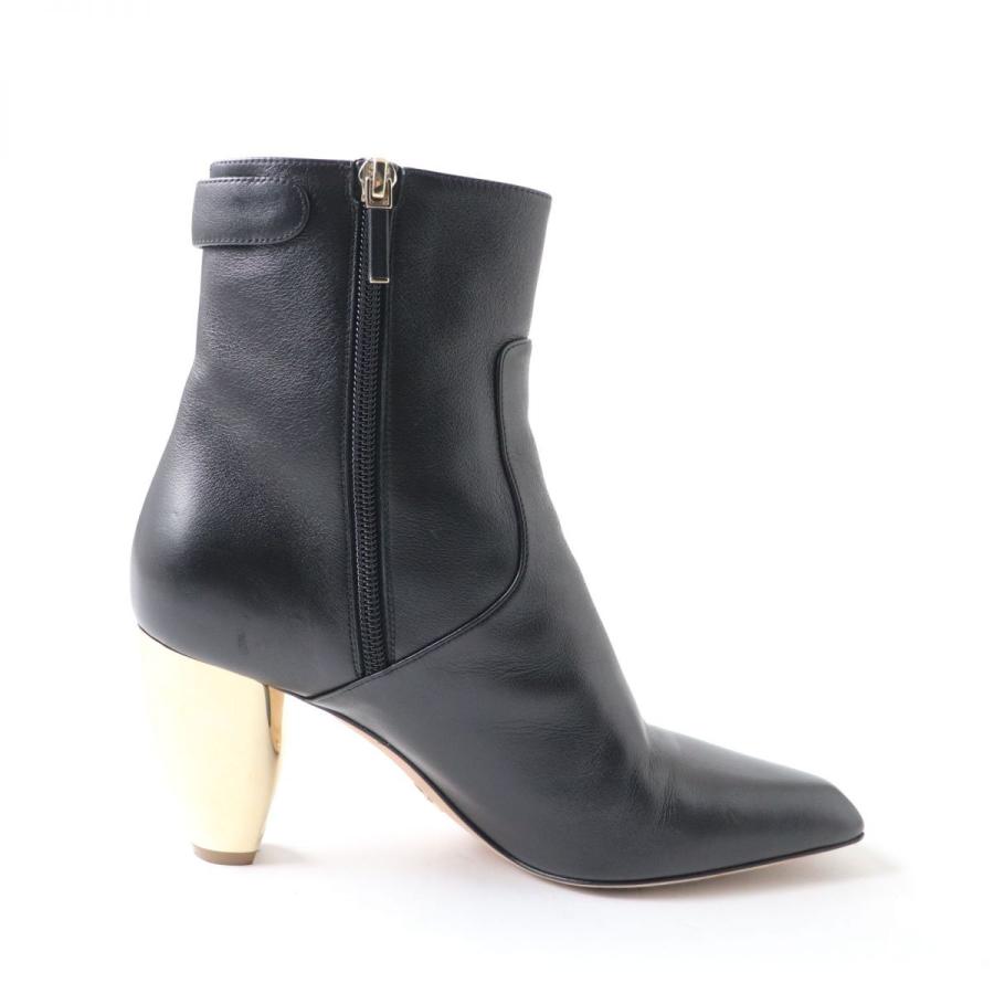 Christian Dior ショートヒールブーツ サイドジップ スタッズ 38 Christian Dior ショートヒールブーツ サイドジップ スタッズ 38