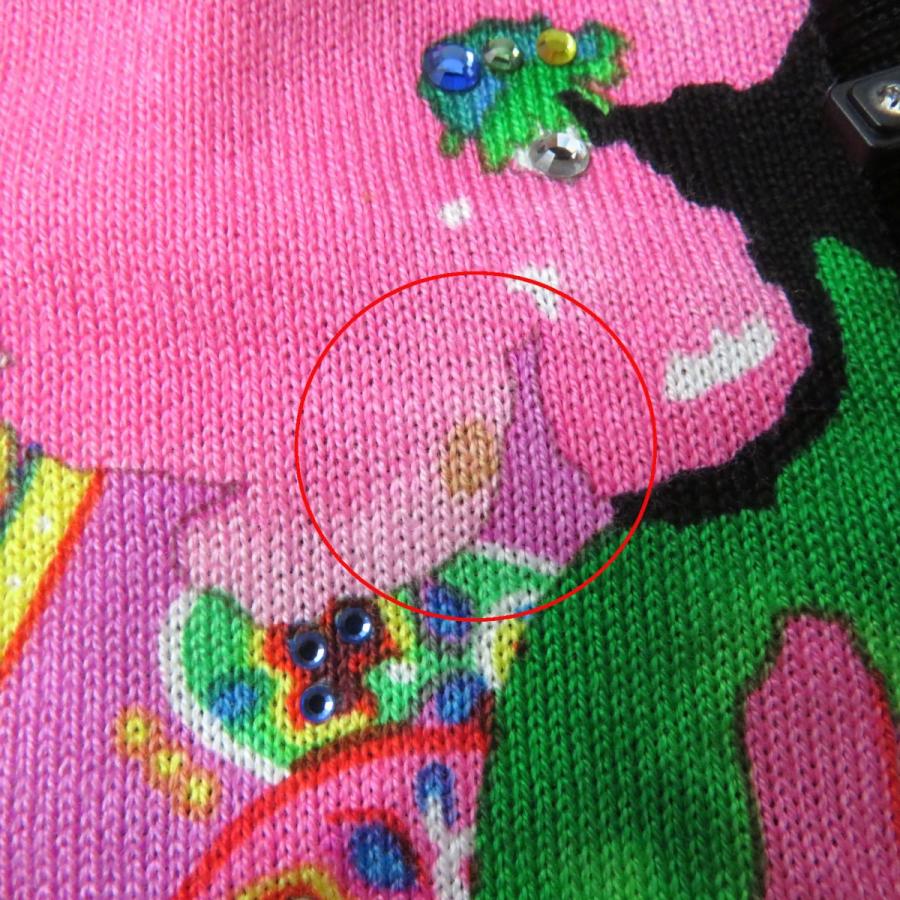 LEONARD - 美品★正規品 レオナールファッション 0337213 花柄×ペイズリー柄 ラインストーン付き ZIP UP カーディガン ブラック×マルチ LL 日本製 ドンドン見直し】美品☆正規品 レオナール 0337213 花柄