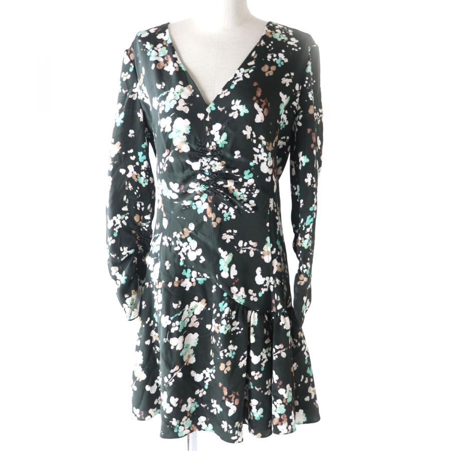 美品☆正規品 クリスチャンディオール 7C21642A1684 花柄 シルク100 