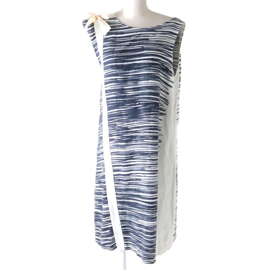 美品 ミナペルホネン ワンピース pleats カーキ スカラップ ウール