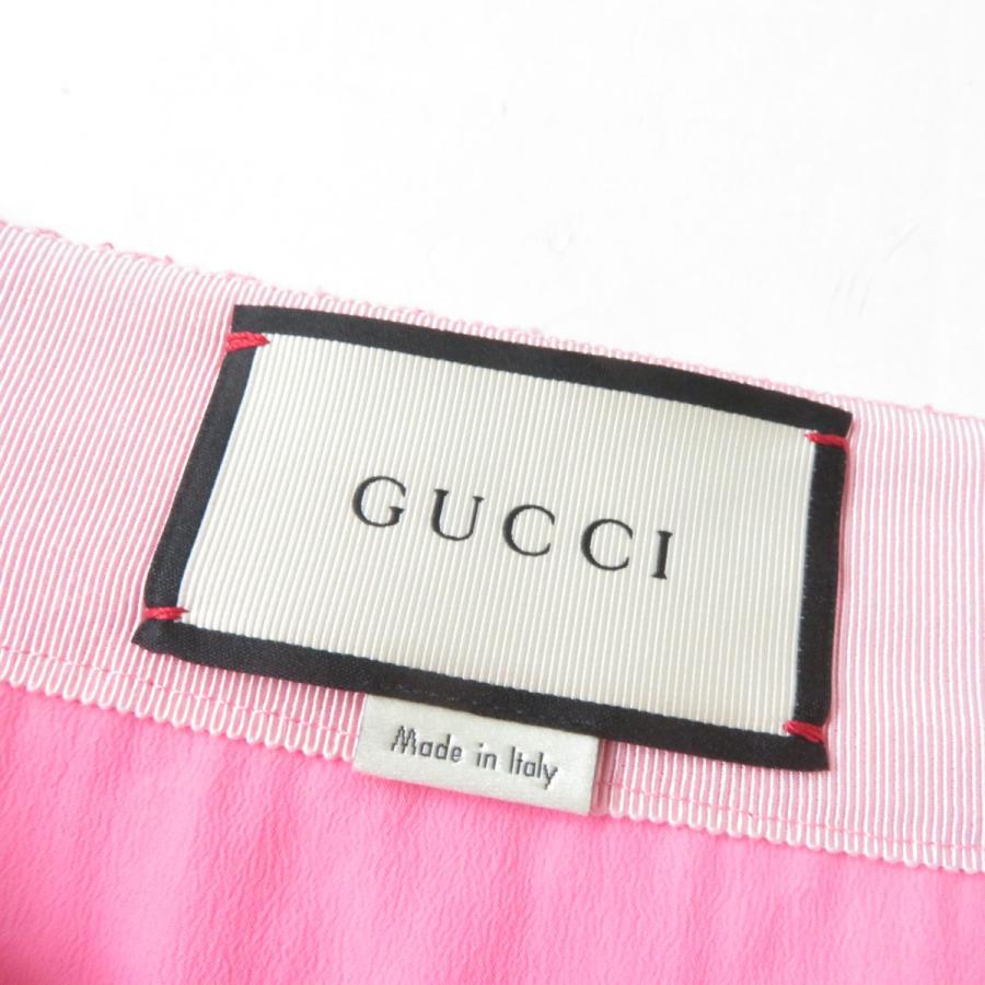 GUCCI 未使用品☆正規品 グッチ 481219 裏地シルク混 単色 GUCCI 未使用品☆正規品 グッチ 481219 裏地シルク混 単色