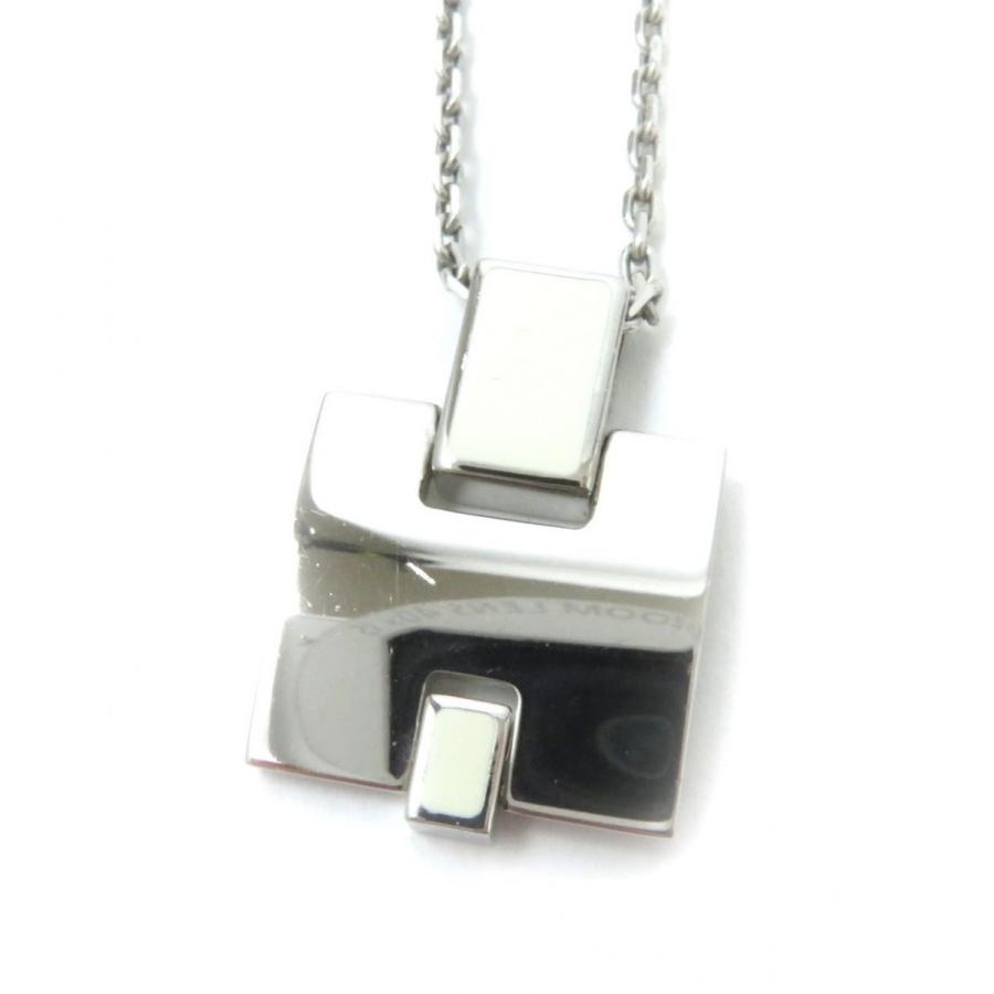 美品☆HERMES エルメス アイリーン Hモチーフ・Hロゴ ネックレス 
