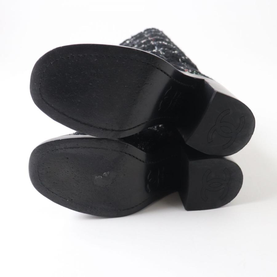 CHANEL 美品☆22AW シャネル G39614 ココマーク付 レザー使い CHANEL 美品☆22AW シャネル G39614 ココマーク付 レザー使い