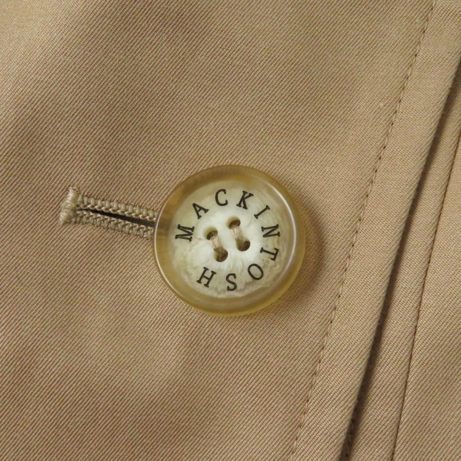 極美品　MACKINTOSH ベージュトレンチコート MACKINTOSH(マッキントッシュ) rubberized trench coat ゴム引き