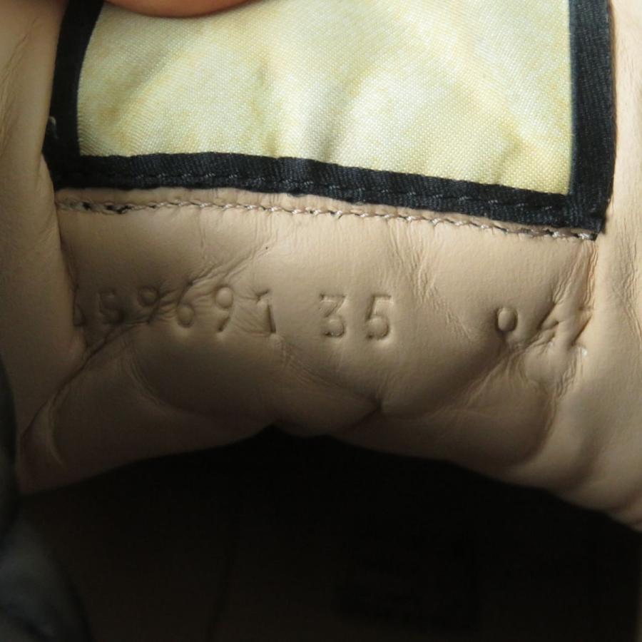 ♦おはる【グッチ】✨美品　ショートブーツ　GGキャンバス ブラウン　35C ♢おはる様専用【グッチ】✨美品 ショートブーツ GGキャンバス