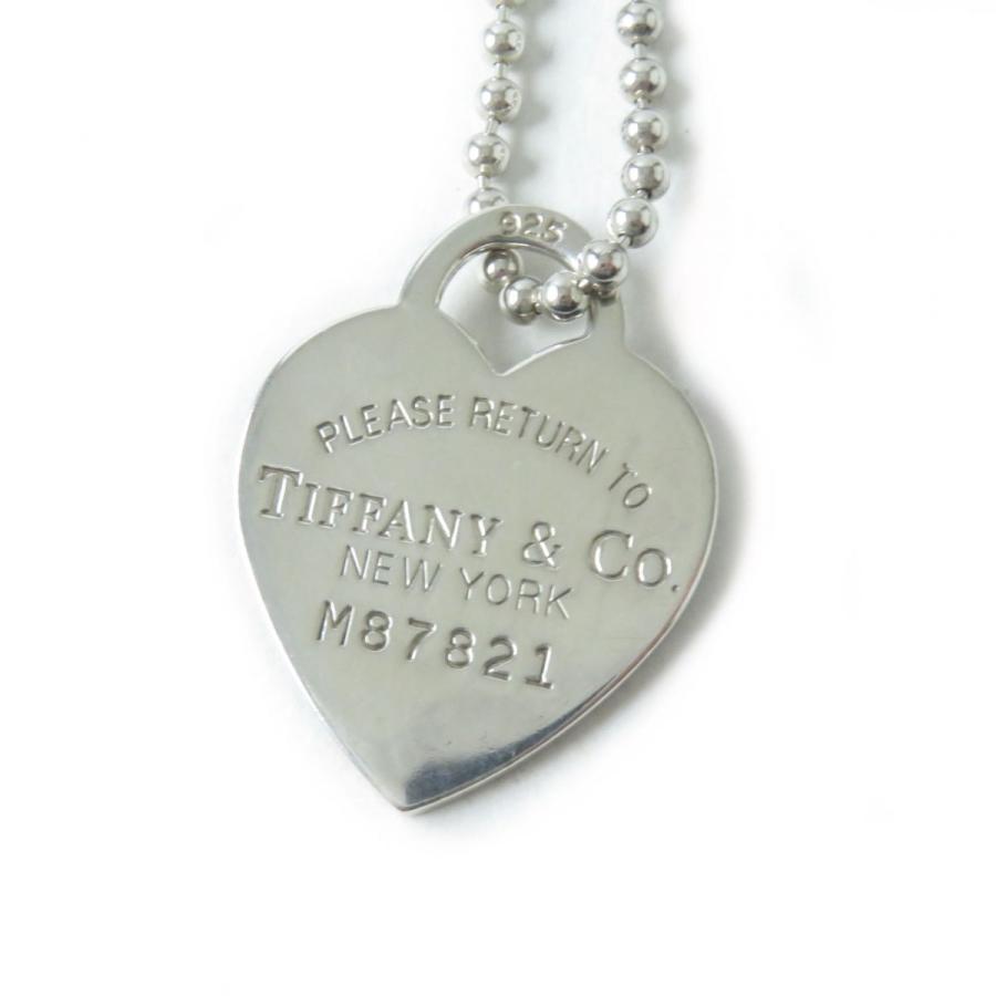 美品☆TIFFANY＆Co. ティファニー リターントゥハート ボールチェーン 