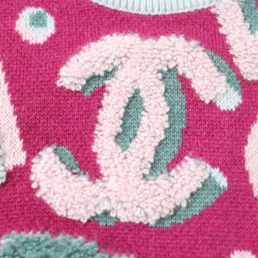 極美品☆正規品 CHANEL シャネル 22N P73252 ココマーク付き ロゴ入り 