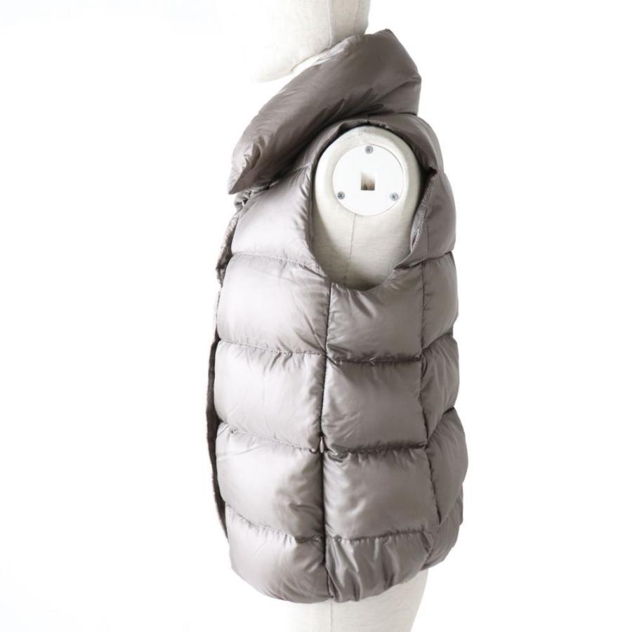 即納 美品 国内正規品 Moncler モンクレール Sources スース ロゴボタン付 ダウンベスト スリーブレスジャケット グレーベージュ レディース 0 総合ランキング1位 Subhasagun Com