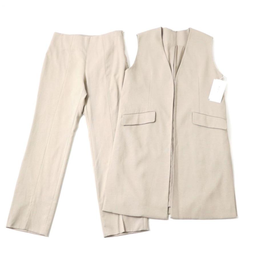 未使用含む 正規品 ミラオーウェン ss 09wf リネン混 ノーカラーロングジレ パンツ セットアップ 2点組 ベージュ レディース 0 H9 St 1386 Greenヤフーショッピング店 通販 Yahoo ショッピング