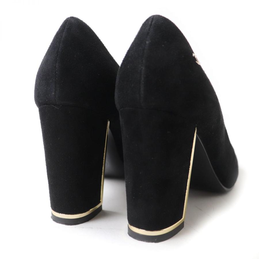 美品☆CHANEL シャネル G31655 ココマーク付 チャンキーヒール