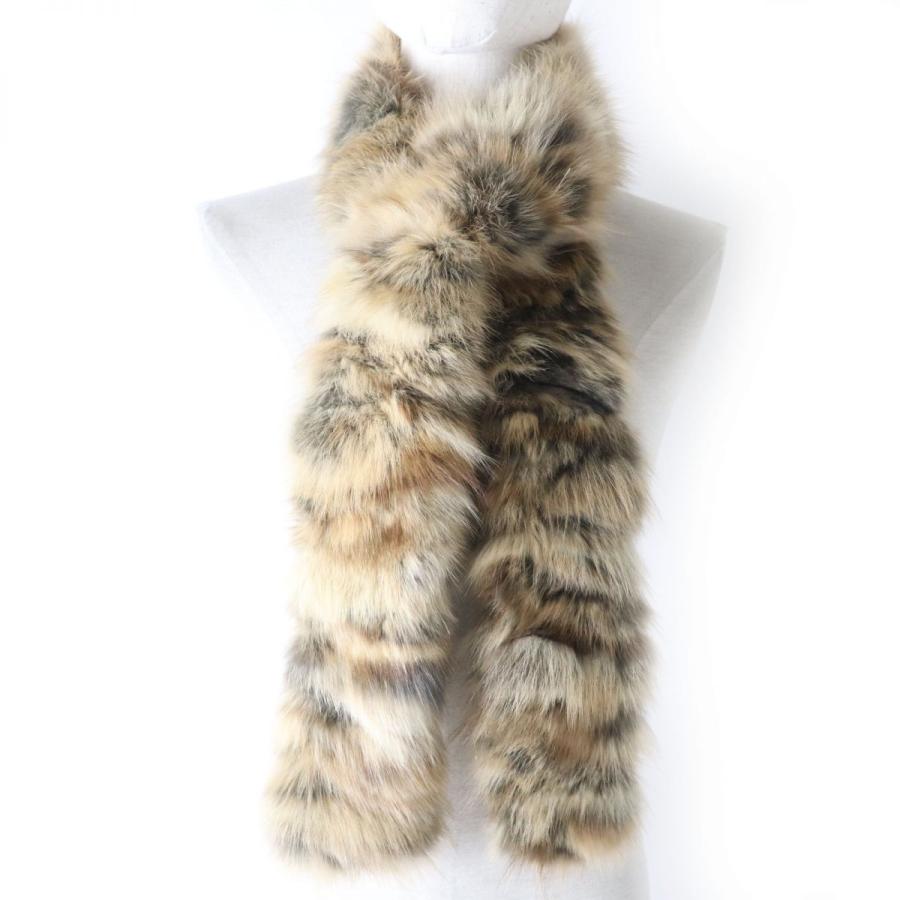 FENDI フェンディ ファーマフラー FENDI フェンディ ズッカ フォックス ファー マフラー