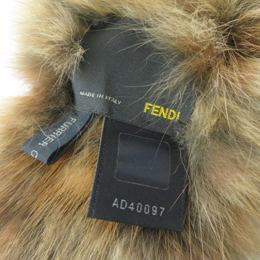FENDI フェンディ ファーマフラー FENDI フェンディ ズッカ フォックス ファー マフラー
