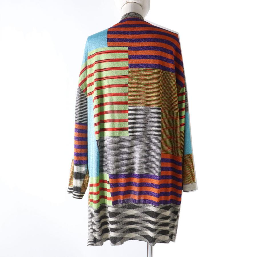 【ドンドン見直し】未使用品☆正規品 MISSONI ミッソーニ フロントオープン ロング丈 カーディガン マルチカラー・ラメ 48 レディース イタリア製 MISSONI（ミッソーニ） 【ドンドン見直し】未使用品☆正規品 フロント