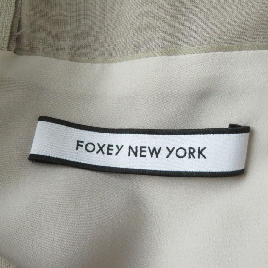 FOXEY 極美品☆正規品 NEWYORK フォクシーニューヨーク 39427 裾 FOXEY 極美品☆正規品 NEWYORK フォクシーニューヨーク 39427 裾