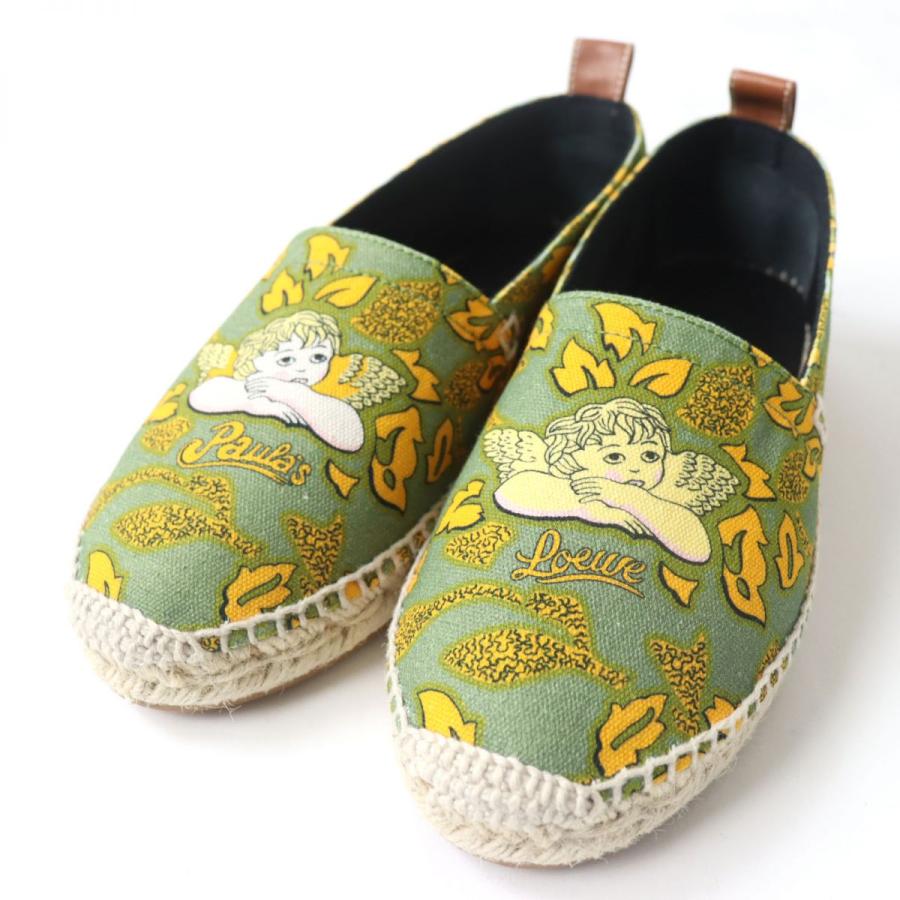 LOEWE 未使用品☆LOEWE ロエベ アナグラム刻印 エスパドリーユ  