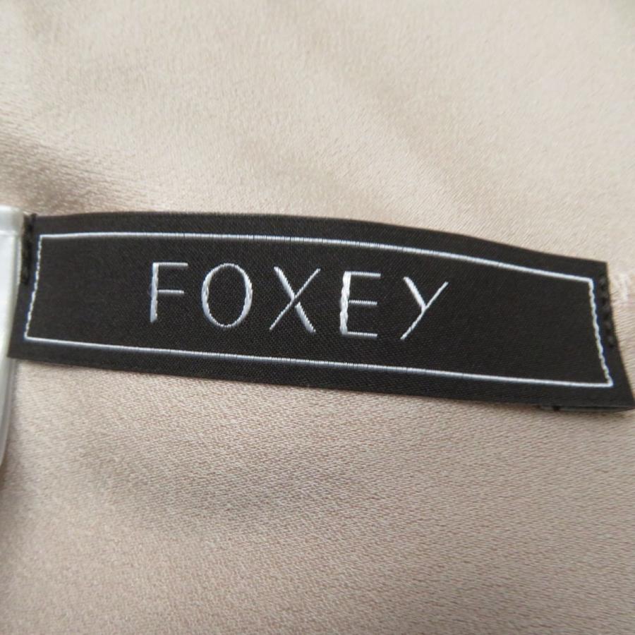 未使用品☆正規品 FOXEY フォクシー 38453 Stole Dress シルク100