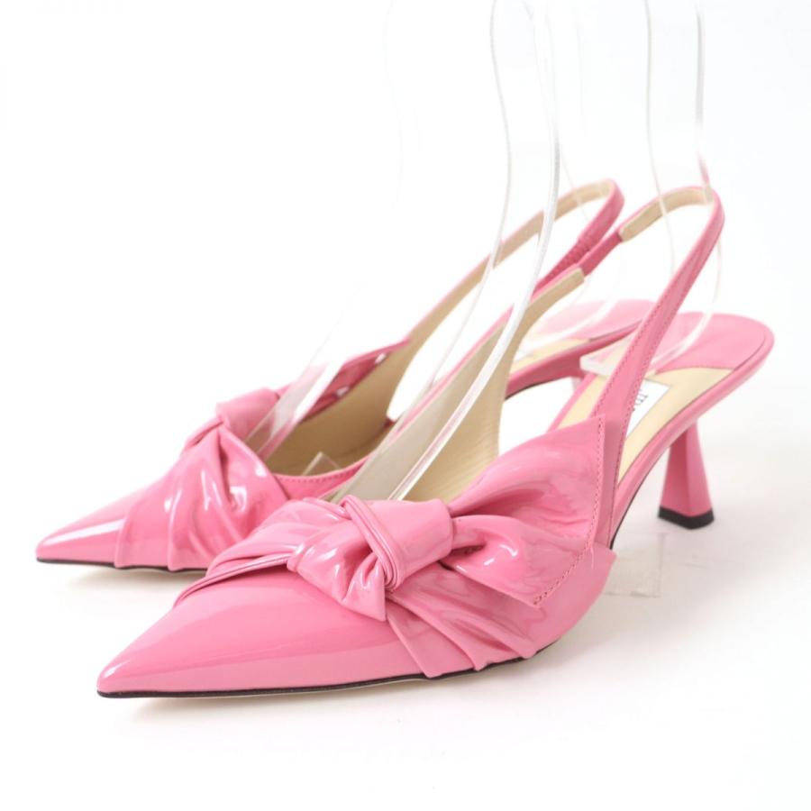 未使用品☆正規品 JIMMY CHOO ジミーチュウ ELINOR SB 65 パテント 