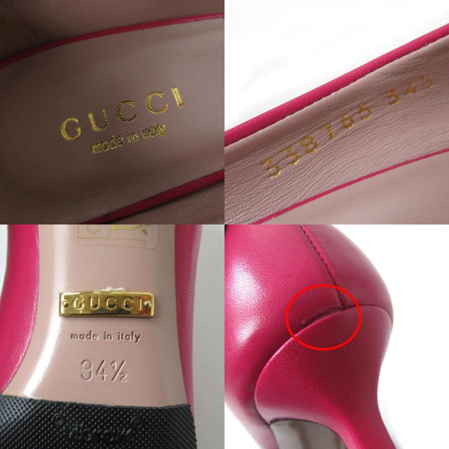 未使用品☆GUCCI グッチ 338765 ホースビット オープントゥ レザー 