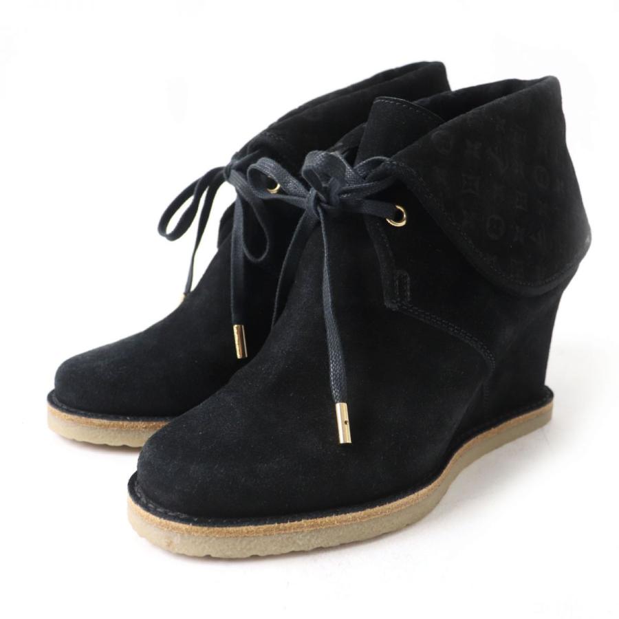 美品☆LOUIS VUITTON ルイヴィトン モノグラム スウェードレザー  