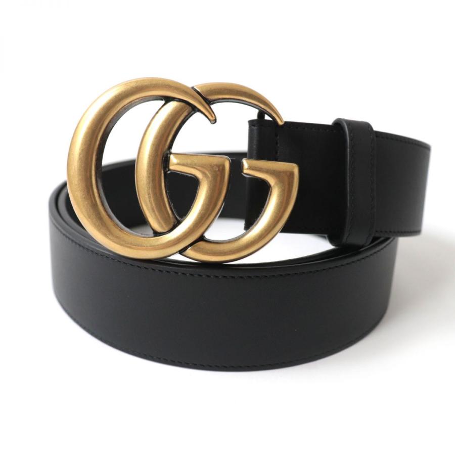 未使用品☆GUCCI グッチ 397660 ゴールドバックル GGマーモント レザー 