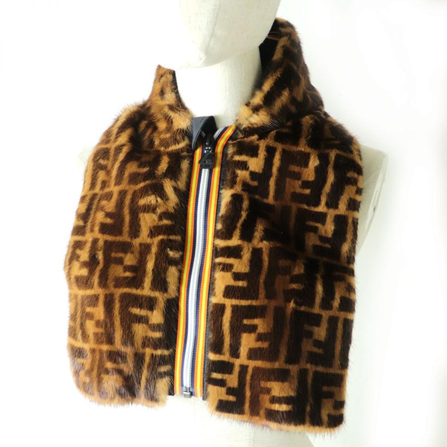 未使用品◎正規品 2020年 伊製 FENDI フェンディ フード付き ミンク 