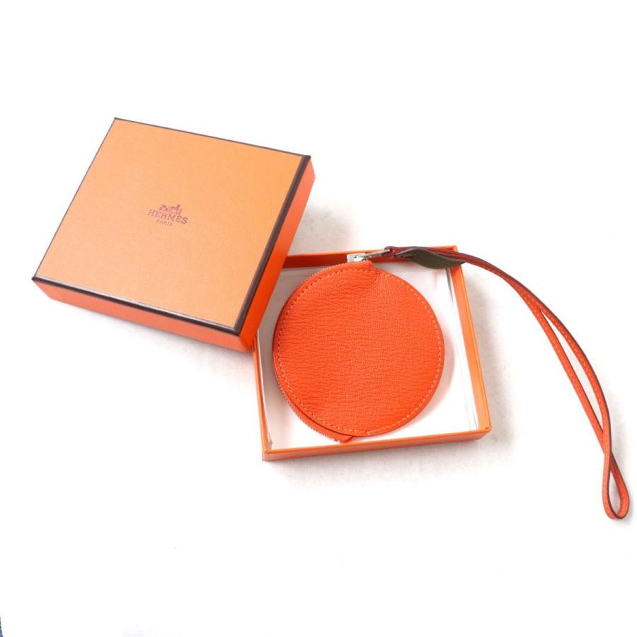 白 フリル付 極美品◎HERMES エルメス X刻印 トゥッティ フルッティ ポルトモネ ポム オレンジ コインケース フーオレンジ/カノピ シェーブルミゾル 箱 通販 HERMES トゥッティ フルッティ コインケース オレンジ