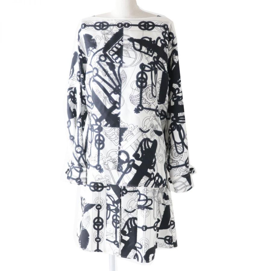 HERMES 極美◎正規 仏製 エルメス 22SS シェーヌダンクル シルク100  