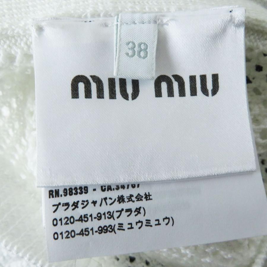 miu 美品◎正規品 伊製 MIUMIU ミュウミュウ 23AW MML790 miu 美品◎正規品 伊製 MIUMIU ミュウミュウ 23AW MML790