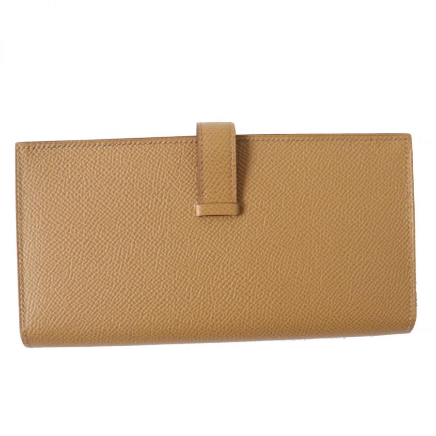 極美品◎正規品 仏製 HERMES エルメス ベアンスフレ 長財布 バイカラー 