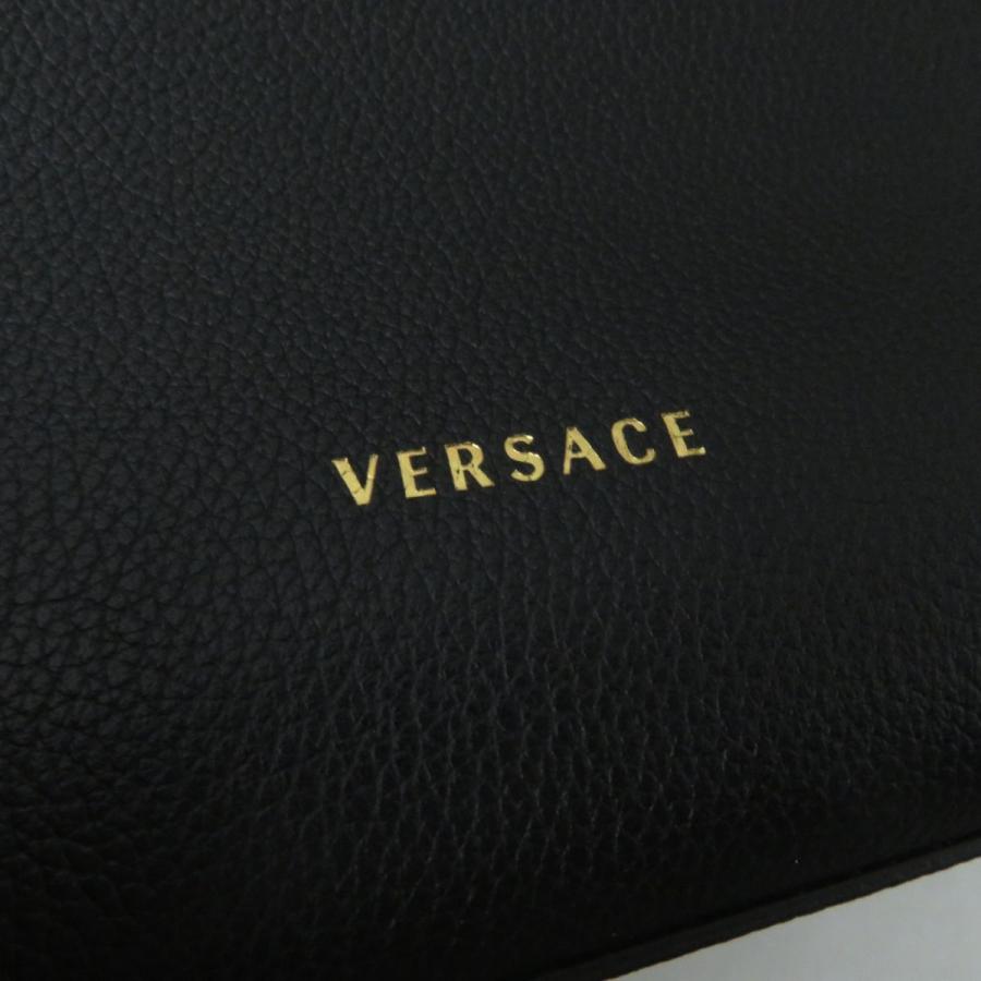 極美品 21年 イタリア製 VERSACE ヴェルサーチ 1000698 レディース メデューサ レザー ショルダーバッグ／トートバッグ