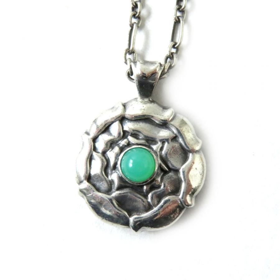 美品◎ジョージ ジェンセン マンスリー 誕生月 ペンダント フラワー