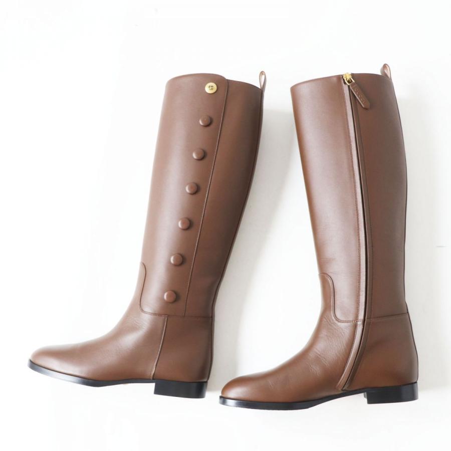 未使用品◎イタリア製 GUCCI グッチ 598170 レディース GGマーク 